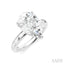 Pear Shape Semi-Mount Diamond Engagement Ring