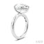 Pear Shape Semi-Mount Diamond Engagement Ring