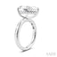 Pear Shape Semi-Mount Diamond Engagement Ring