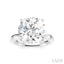 Round Shape Semi-Mount Diamond Engagement Ring
