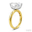 Emerald Shape Semi-Mount Diamond Engagement Ring