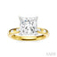 Princess Shape Semi-Mount Diamond Engagement Ring