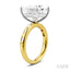 Princess Shape Semi-Mount Diamond Engagement Ring