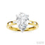 Pear Shape Semi-Mount Diamond Engagement Ring