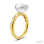 Pear Shape Semi-Mount Diamond Engagement Ring