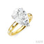 Pear Shape Semi-Mount Diamond Engagement Ring
