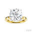 Round Shape Semi-Mount Diamond Engagement Ring