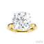 Round Shape Semi-Mount Diamond Engagement Ring
