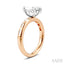 Marquise Shape Semi-Mount Diamond Engagement Ring