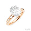 Oval Shape Semi-Mount Diamond Engagement Ring