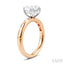Oval Shape Semi-Mount Diamond Engagement Ring