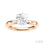 Round Shape Semi-Mount Diamond Engagement Ring