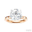 Round Shape Semi-Mount Diamond Engagement Ring