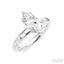 Marquise Shape Semi-Mount Diamond Engagement Ring