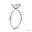 Marquise Shape Semi-Mount Diamond Engagement Ring
