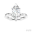 Marquise Shape Semi-Mount Diamond Engagement Ring