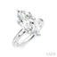 Marquise Shape Semi-Mount Diamond Engagement Ring