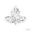 Marquise Shape Semi-Mount Diamond Engagement Ring