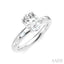 Oval Shape Semi-Mount Diamond Engagement Ring