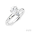 Pear Shape Semi-Mount Diamond Engagement Ring