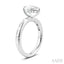Pear Shape Semi-Mount Diamond Engagement Ring