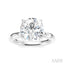 Round Shape Semi-Mount Diamond Engagement Ring