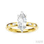 Marquise Shape Semi-Mount Diamond Engagement Ring