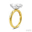 Marquise Shape Semi-Mount Diamond Engagement Ring