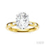 Oval Shape Semi-Mount Diamond Engagement Ring
