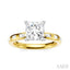 Princess Shape Semi-Mount Diamond Engagement Ring