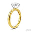 Pear Shape Semi-Mount Diamond Engagement Ring