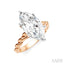 Marquise Shape Semi-Mount Diamond Engagement Ring
