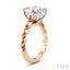 Oval Shape Semi-Mount Diamond Engagement Ring