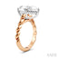 Pear Shape Semi-Mount Diamond Engagement Ring