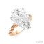 Pear Shape Semi-Mount Diamond Engagement Ring