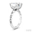 Emerald Shape Semi-Mount Diamond Engagement Ring