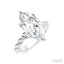 Marquise Shape Semi-Mount Diamond Engagement Ring