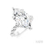 Marquise Shape Semi-Mount Diamond Engagement Ring