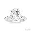 Oval Shape Semi-Mount Diamond Engagement Ring