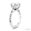 Oval Shape Semi-Mount Diamond Engagement Ring
