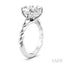 Oval Shape Semi-Mount Diamond Engagement Ring
