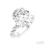 Oval Shape Semi-Mount Diamond Engagement Ring