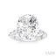Oval Shape Semi-Mount Diamond Engagement Ring