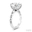 Oval Shape Semi-Mount Diamond Engagement Ring