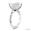 Princess Shape Semi-Mount Diamond Engagement Ring