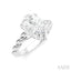 Pear Shape Semi-Mount Diamond Engagement Ring