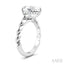 Pear Shape Semi-Mount Diamond Engagement Ring