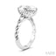 Pear Shape Semi-Mount Diamond Engagement Ring