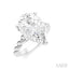 Pear Shape Semi-Mount Diamond Engagement Ring