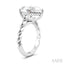 Pear Shape Semi-Mount Diamond Engagement Ring